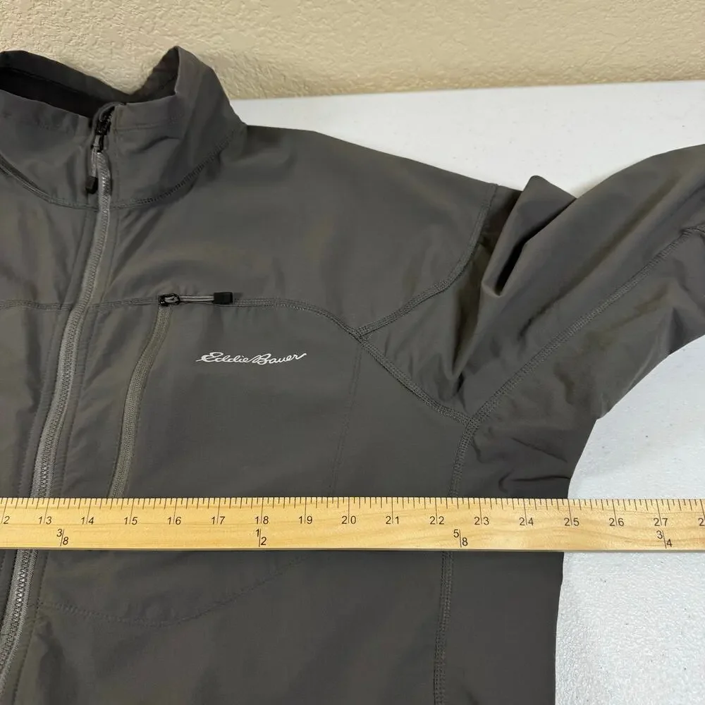 Eddie Bauer First Ascent Jacket Mens TXL Tall Gray Outdoor Hiking Tech Read Desc